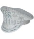 GORRA POLICIA PLATA BRIDE PEDRERIA